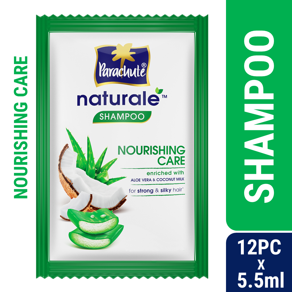 1758266541_Parachute-Naturale-Nourishing-Care-Shampoo-5.5ml-X-12-pcs.png প্যারাসুট এলোভেরা শ্যাম্পু ৬মি.লি - Image 1
