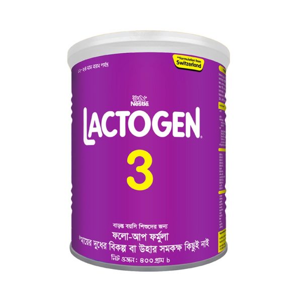 ল্যাকটোজেন ৩ টিন 400g
