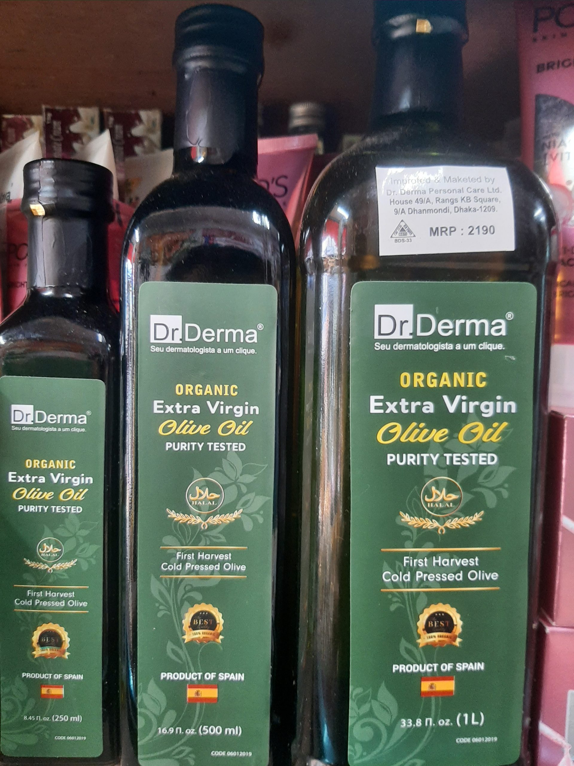 1758705480_17587054407584856670182223894926.jpg Dr.Derma Extra Virgin 1 litre - Image 1