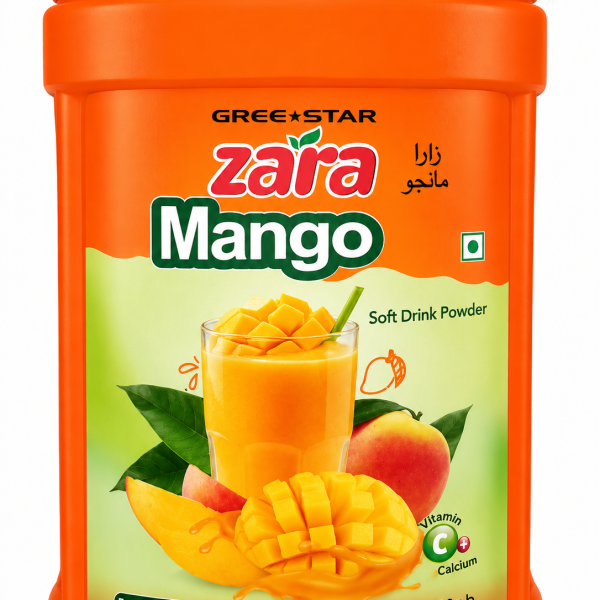 জারা ম্যাঙ্গো সফট ড্রিংকস পাউডার ৭৫০গ্ৰাম