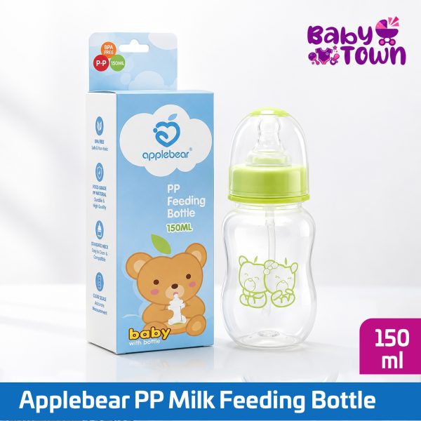applebear baby milk bottle  150ml