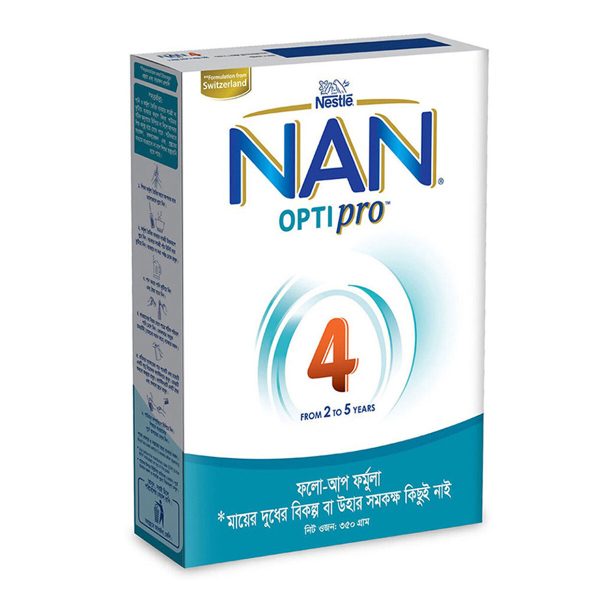 NAN OPTIPRO 4 ( 2-5 Years) Follow up Formula Baby Milk Powder 350g