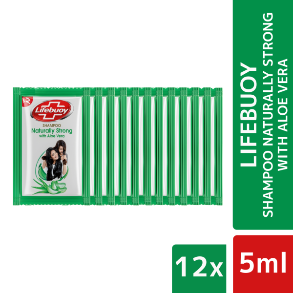 লাইফবয় ন্যাচারালে অ্যালোভেরা শ্যাম্পু 12×5ml