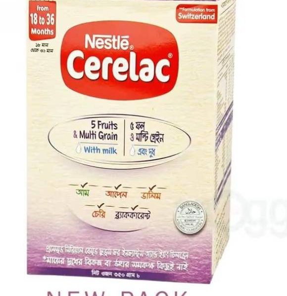 Nestlé CERELAC Stage 5 Fruits & Multigrains (18–36 Months) 350g